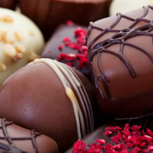 Caramel Chews close-up shot